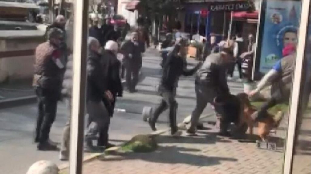 Beyoğlu’nda, tartışma sırasında pitbull saldırtan şahsa hapis istemi