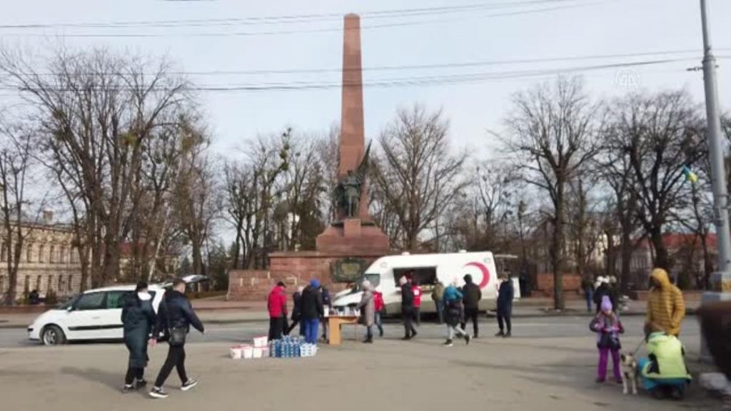 ÇERNİVTSİ – Kızılay, Ukrayna’nın Çernivtsi şehrinde beslenme desteği veriyor