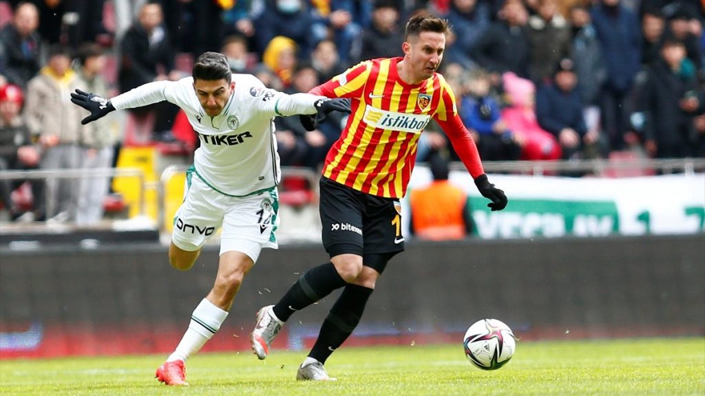 Konyaspor’dan Kayserispor karşısında muhteşem geri dönüş