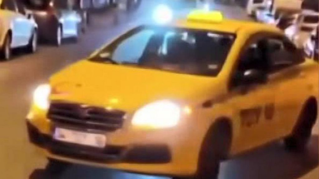 Eyüpsultan’da taksiyle drift yapan sürücü yakalandı