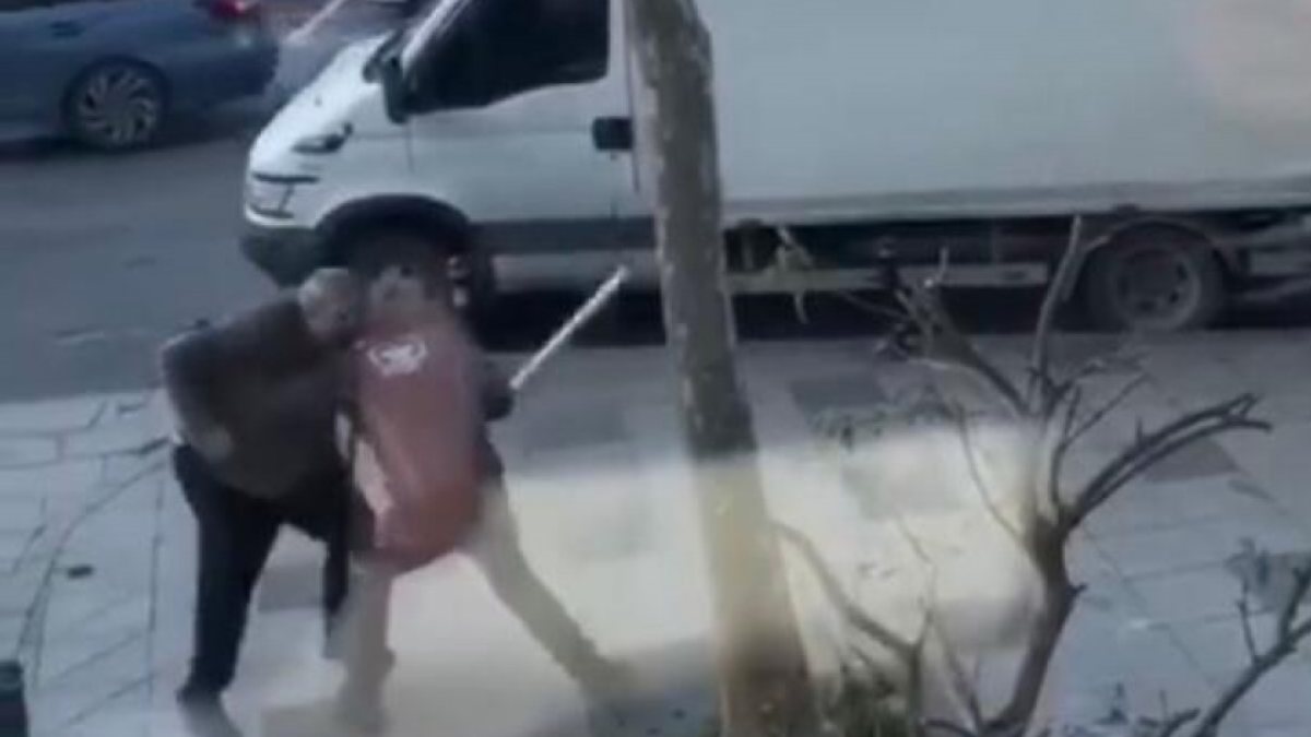 Şişli'de otopark görevlisinden sopalı saldırı