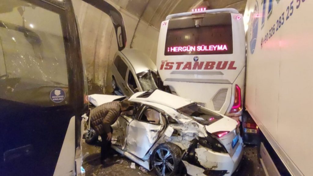 Bolu Dağı Tüneli’ndeki kazada yaralanan Doğan kurtarılamadı