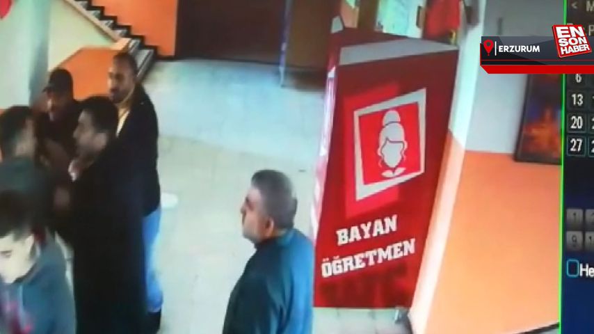 Erzurum’da okula gelen veli, müdüre saldırdı