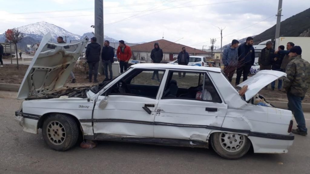 Isparta’da kaza: 2 yaralı