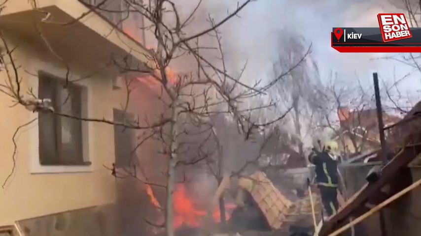 Kiev’de top mermisi eve isabet etti