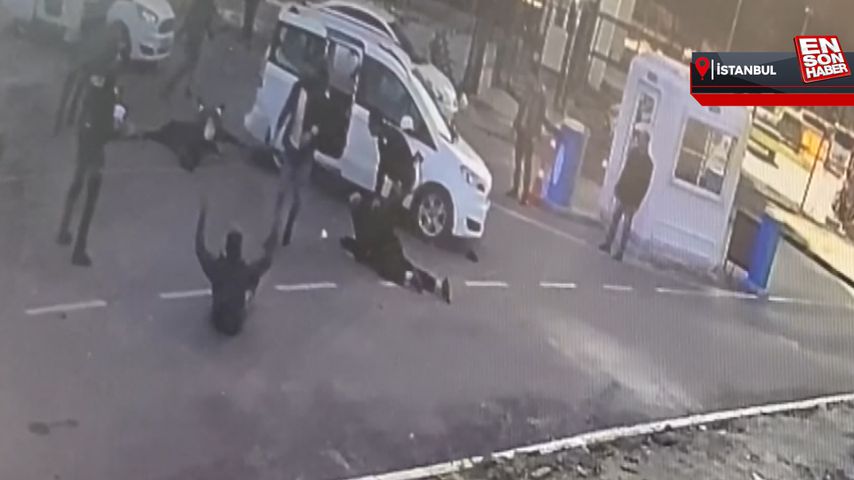 Küçükçekmece Adliyesi önünde 4 kişinin öldüğü çatışma kamerada