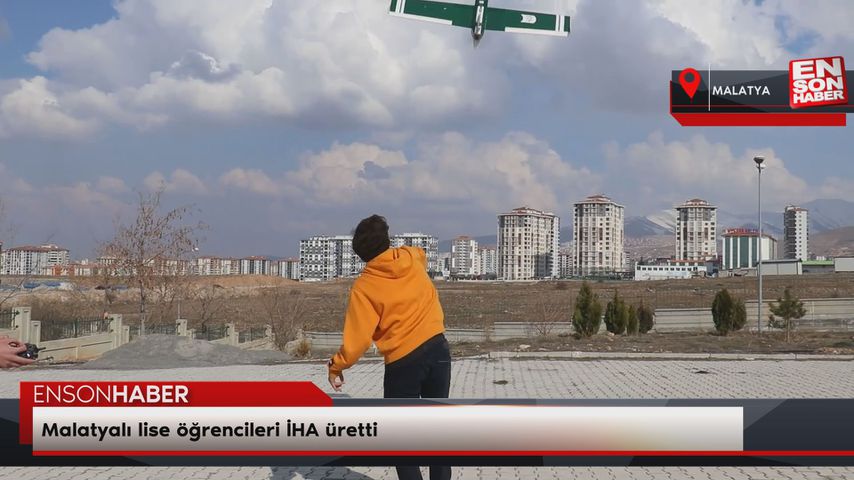 Malatyalı lise öğrencileri İHA üretti