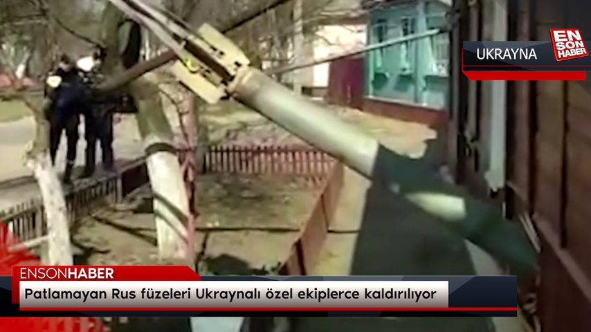 Patlamayan Rus füzeleri Ukraynalı özel ekiplerce kaldırılıyor