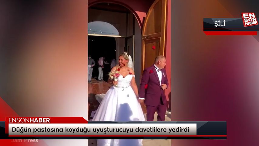 Şili’de düğün pastasına koyduğu uyuşturucuyu davetlilere yedirdi