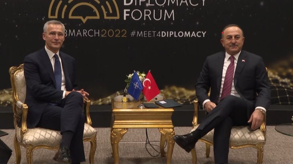 Stoltenberg, Mevlüt Çavuşoğlu ile bir araya geldi