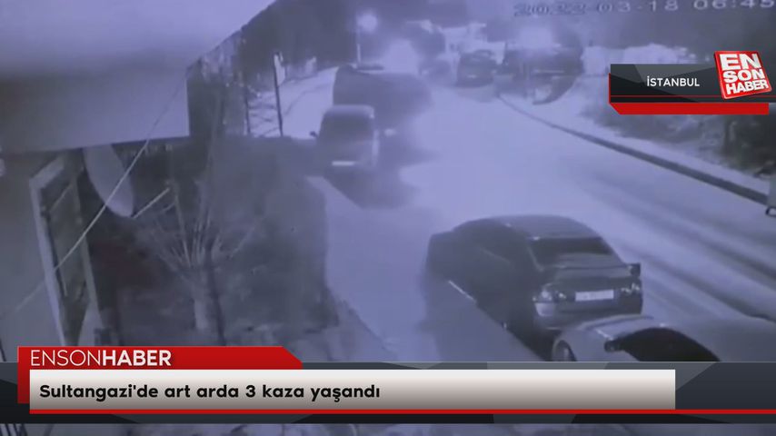 Sultangazi’de art arda 3 kaza yaşandı