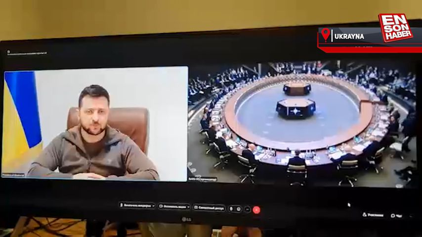 Vladimir Zelensky, NATO Zirvesi’ne seslendi