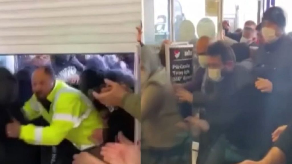 Ankara’da indirimi duyan vatandaşlar mağazaya akın etti