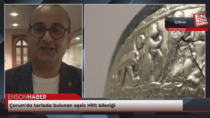Çorum’da tarlada bulunan eşsiz Hitit bileziği