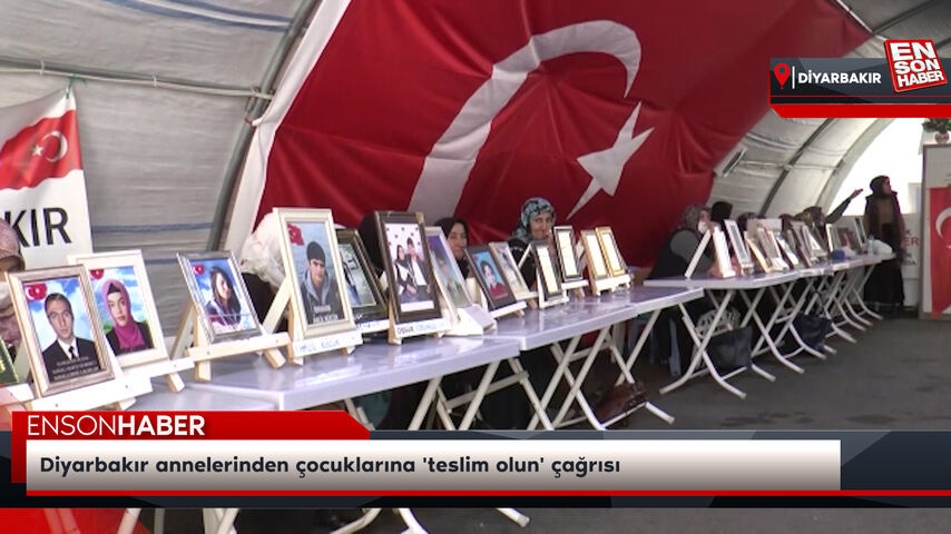Diyarbakır annelerinden çocuklarına ‘teslim olun’ çağrısı