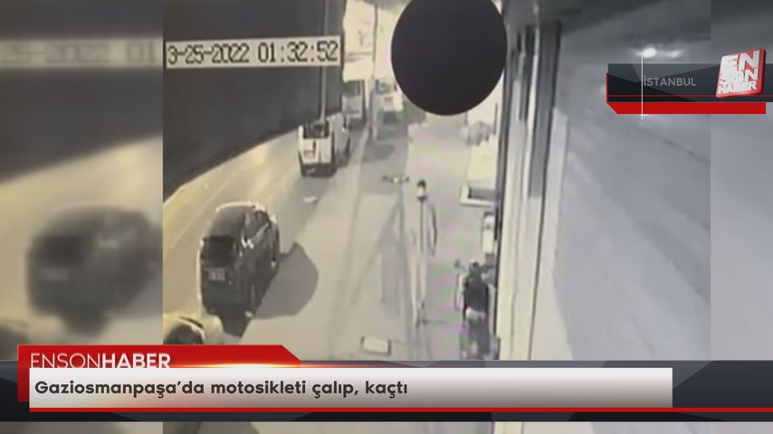 Gaziosmanpaşa’da motosikleti çalıp, kaçtı