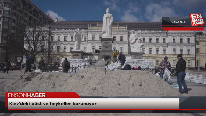 Kiev’deki büst ve heykeller korunuyor
