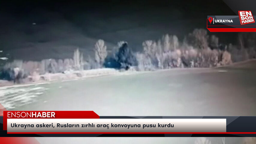 Ukrayna askeri, Rusların zırhlı araç konvoyuna pusu kurdu