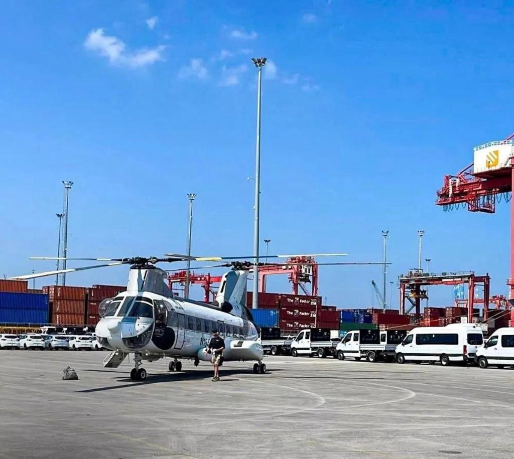 Yangın helikopterleri Gemlik’e geldi