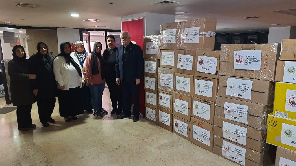 Türkiye Gaziler ve Şehit Aileleri Vakfı Bursa Şubesi’nden Anlamlı Destek